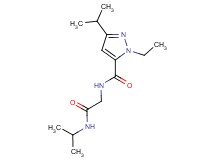 1-ethyl-3-isopropyl-N-[2-(isopropylamino)-2-oxoethyl]-1H-pyrazole-5-carboxamide