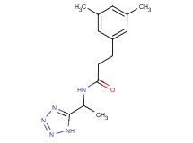 3-(3,5-dimethylphenyl)-N-[1-(1H-tetrazol-5-yl)ethyl]propanamide