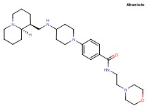 N-[2-(4-morpholinyl)ethyl]-4-(4-{[(1S,9aR)-octahydro-2H-quinolizin-1-ylmethyl]amino}-1-piperidinyl)benzamide
