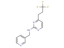 N-(pyridin-3-ylmethyl)-4-(3,3,3-trifluoropropyl)pyrimidin-2-amine