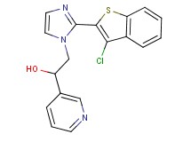 2-[2-(3-chloro-1-benzothien-2-yl)-1H-imidazol-1-yl]-1-pyridin-3-ylethanol