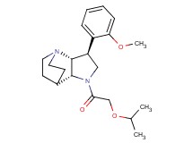 (2R*,3S*,6R*)-5-(isopropoxyacetyl)-3-(2-methoxyphenyl)-1,5-diazatricyclo[5.2.2.0~2,6~]undecane