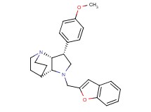 (3R*,3aR*,7aR*)-1-(1-benzofuran-2-ylmethyl)-3-(4-methoxyphenyl)octahydro-4,7-ethanopyrrolo[3,2-b]pyridine