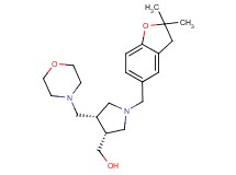 [(3R*,4S*)-1-[(2,2-dimethyl-2,3-dihydro-1-benzofuran-5-yl)methyl]-4-(morpholin-4-ylmethyl)pyrrolidin-3-yl]methanol