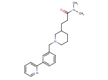 N,N-dimethyl-3-{1-[3-(2-pyridinyl)benzyl]-3-piperidinyl}propanamide