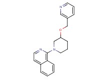 1-[3-(3-pyridinylmethoxy)-1-piperidinyl]isoquinoline