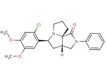 (3aS*,5S*,9aS*)-5-(2-chloro-4,5-dimethoxyphenyl)-2-phenylhexahydro-7H-pyrrolo[3,4-g]pyrrolizin-1(2H)-one
