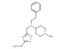 N-[(3-ethyl-1,2,4-oxadiazol-5-yl)methyl]-1-methyl-N-(2-phenylethyl)-4-piperidinamine