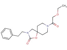 8-(ethoxyacetyl)-3-(2-phenylethyl)-1-oxa-3,8-diazaspiro[4.5]decan-2-one
