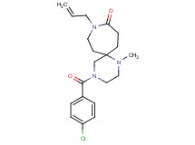 9-allyl-4-(4-chlorobenzoyl)-1-methyl-1,4,9-triazaspiro[5.6]dodecan-10-one