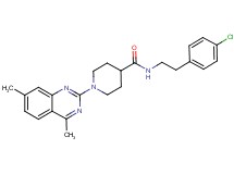 N-[2-(4-chlorophenyl)ethyl]-1-(4,7-dimethyl-2-quinazolinyl)-4-piperidinecarboxamide