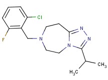 7-(2-chloro-6-fluorobenzyl)-3-isopropyl-6,7,8,9-tetrahydro-5H-[1,2,4]triazolo[4,3-d][1,4]diazepine