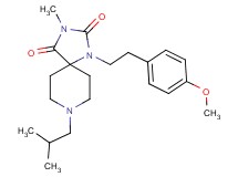 8-isobutyl-1-[2-(4-methoxyphenyl)ethyl]-3-methyl-1,3,8-triazaspiro[4.5]decane-2,4-dione