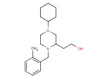 2-[4-cyclohexyl-1-(2-methylbenzyl)-2-piperazinyl]ethanol