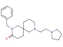 2-benzyl-8-[2-(1-pyrrolidinyl)ethyl]-2,8-diazaspiro[5.5]undecan-3-one