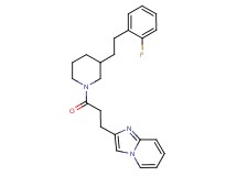 2-(3-{3-[2-(2-fluorophenyl)ethyl]-1-piperidinyl}-3-oxopropyl)imidazo[1,2-a]pyridine