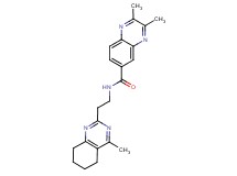 2,3-dimethyl-N-[2-(4-methyl-5,6,7,8-tetrahydro-2-quinazolinyl)ethyl]-6-quinoxalinecarboxamide