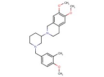 6,7-dimethoxy-2-[1-(4-methoxy-3-methylbenzyl)-3-piperidinyl]-1,2,3,4-tetrahydroisoquinoline