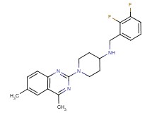 N-(2,3-difluorobenzyl)-1-(4,6-dimethyl-2-quinazolinyl)-4-piperidinamine