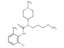 N'-(2-chloro-6-methylphenyl)-N-(3-methoxypropyl)-N-(1-methyl-4-piperidinyl)urea