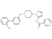 N-(1-{1-[(2'-methyl-3-biphenylyl)methyl]-4-piperidinyl}-1H-pyrazol-5-yl)nicotinamide