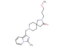 2-(3-methoxypropyl)-8-[(3-methylimidazo[1,5-a]pyridin-1-yl)methyl]-2,8-diazaspiro[4.5]decan-3-one