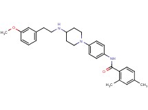 N-[4-(4-{[2-(3-methoxyphenyl)ethyl]amino}-1-piperidinyl)phenyl]-2,4-dimethylbenzamide