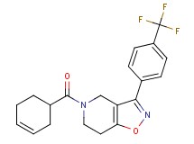 5-(3-cyclohexen-1-ylcarbonyl)-3-[4-(trifluoromethyl)phenyl]-4,5,6,7-tetrahydroisoxazolo[4,5-c]pyridine