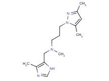 3-(3,5-dimethyl-1H-pyrazol-1-yl)-N-methyl-N-[(4-methyl-1H-imidazol-5-yl)methyl]propan-1-amine