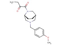 1-[(1S*,5R*)-3-(4-methoxybenzyl)-3,6-diazabicyclo[3.2.2]non-6-yl]-1-oxo-2-butanone