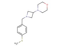 4-{1-[4-(methylthio)benzyl]azetidin-3-yl}morpholine