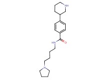 4-piperidin-3-yl-N-(4-pyrrolidin-1-ylbutyl)benzamide