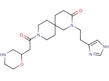 2-[2-(1H-imidazol-4-yl)ethyl]-9-(2-morpholinylacetyl)-2,9-diazaspiro[5.5]undecan-3-one dihydrochloride