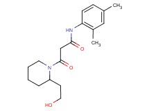 N-(2,4-dimethylphenyl)-3-[2-(2-hydroxyethyl)piperidin-1-yl]-3-oxopropanamide