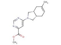 methyl 6-[(3aR*,7aS*)-5-methyl-1,3,3a,4,7,7a-hexahydro-2H-isoindol-2-yl]-4-pyrimidinecarboxylate