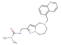 N,N-dimethyl-N'-{[5-(quinolin-5-ylmethyl)-5,6,7,8-tetrahydro-4H-pyrazolo[1,5-a][1,4]diazepin-2-yl]methyl}urea