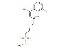2-{[(8-fluoro-4-hydroxyquinolin-2-yl)methyl]amino}-N-methylethanesulfonamide