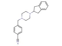 4-{[4-(2,3-dihydro-1H-inden-2-yl)piperazin-1-yl]methyl}benzonitrile