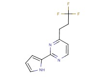 2-(1H-pyrrol-2-yl)-4-(3,3,3-trifluoropropyl)pyrimidine