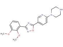 1-{5-[3-(2,3-dimethoxyphenyl)-1,2,4-oxadiazol-5-yl]pyridin-2-yl}piperazine