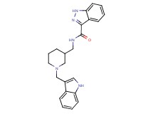 N-{[1-(1H-indol-3-ylmethyl)-3-piperidinyl]methyl}-1H-indazole-3-carboxamide