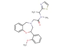 2-[2-(2-methoxyphenyl)-2,3-dihydro-1,4-benzoxazepin-4(5H)-yl]-N-methyl-N-[1-(1,3-thiazol-2-yl)ethyl]acetamide