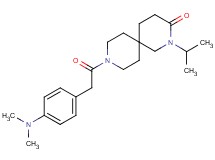 9-{[4-(dimethylamino)phenyl]acetyl}-2-isopropyl-2,9-diazaspiro[5.5]undecan-3-one