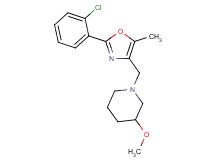 1-{[2-(2-chlorophenyl)-5-methyl-1,3-oxazol-4-yl]methyl}-3-methoxypiperidine