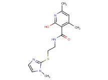 2-hydroxy-4,6-dimethyl-N-{2-[(1-methyl-1H-imidazol-2-yl)thio]ethyl}nicotinamide
