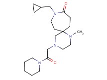 9-(cyclopropylmethyl)-1-methyl-4-(2-oxo-2-piperidin-1-ylethyl)-1,4,9-triazaspiro[5.6]dodecan-10-one