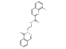 8-fluoro-N-[2-(1-oxo-2(1H)-phthalazinyl)ethyl]-2-quinolinecarboxamide