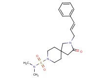 N,N-dimethyl-3-oxo-2-[(2E)-3-phenyl-2-propen-1-yl]-2,8-diazaspiro[4.5]decane-8-sulfonamide