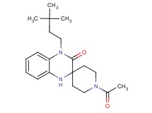 1-acetyl-4'-(3,3-dimethylbutyl)-1',4'-dihydro-3'H-spiro[piperidine-4,2'-quinoxalin]-3'-one