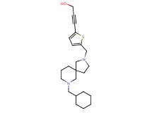 3-(5-{[7-(cyclohexylmethyl)-2,7-diazaspiro[4.5]dec-2-yl]methyl}-2-thienyl)-2-propyn-1-ol